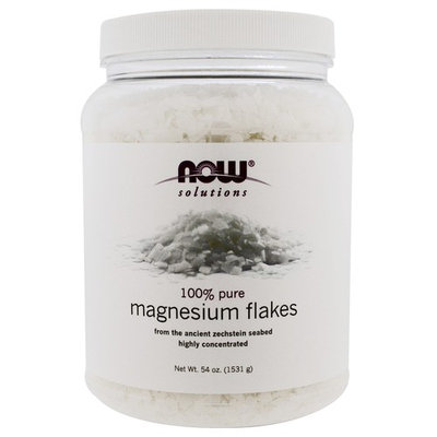 NOW Foods Solutions Magnesium Flakes -- 54 oz