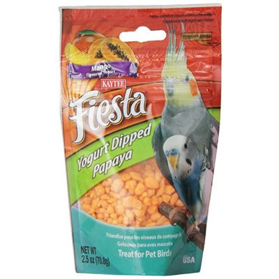 Kaytee Fiesta Mango Flavored Yogurt Dipped Papaya Bird Treat