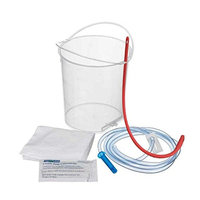 Cor-Vital BPA Free Reusable Enema Bucket with Reinforced Handles and Recipe for Organic Green Coffee DETOX - Red Tube