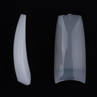 MAKARTT? 500pcs French Acrylic Europe Style False Nails fake Tips 10 Sizes