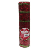 Anhui Ka-land Arts And Crafts Co Ltd HOLIDAY RED/GREEN MESH, 10.5 INCH X 15 FOOT