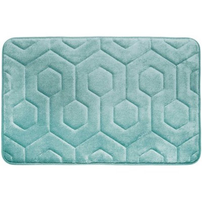 Bounce Comfort Hexagon Premium Memory Foam Bath Mat