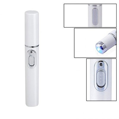 Blue Light Therapy Acne Pen Soft Scar Wrinkle Removal Treatment Loose Skin Facial Tightening Pores Shrinking Eliminate Acne Bacteria Beauty Device