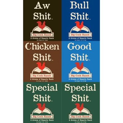 Special Shit Seasoning Sampler 9oz -13oz Container (Pack of 6 with 1 each of Bull, Chicken, Good, AW & 2 Special)