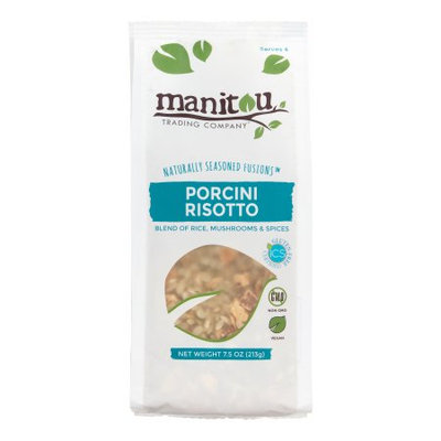 Mantou Manitou Naturally Seasoned Fusions Risotto, Porcini, 7.5 Oz, 6 Pack