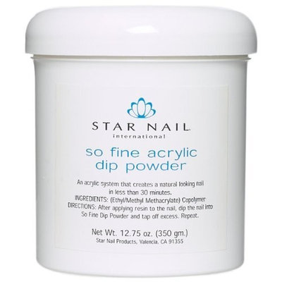 STAR NAIL So Fine Acrylic Dip Powder Clear 12.75 oz. by Star Nail