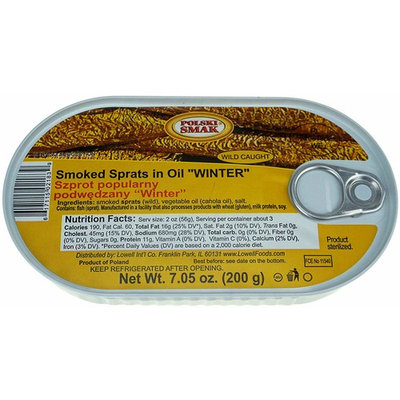 Polski Smak Wild Caught Smoked Sprats in Oil