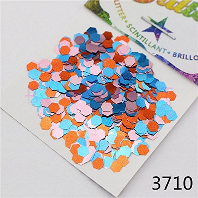 3710 Nail Body Eye Shadow craft Iridescent Glitter Colorful Pink