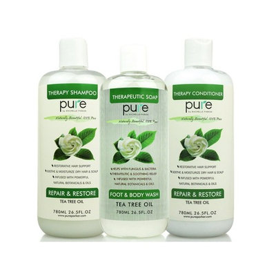 PURE Tea Tree Oil Moisturizing Hair Conditioner 26.5 oz Sulfate & Paraben Free. All Hair Types Women Men & Teens Safe for Color Treated Hair
