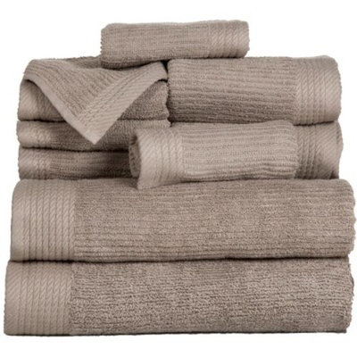 Solid Bath Towels And Washcloths 10pc - Yorkshire Home