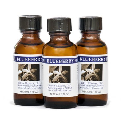 Bakto Flavors Blu0001 Natural Blueberry Flavor Pack of 3