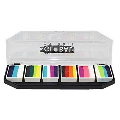 Global Body Art Face Paint - FunStroke Palette Rainbow Burst