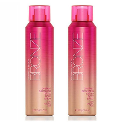 Victoria's Secret Bronze Instant Bronzing Tinted Body Spray Bundle set of 2