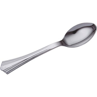 Reflections Plastic Spoons, Silver, Pack of 600