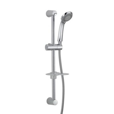 Oak Brook S2231314CP-ACB1 Slide Bar Shower Head With Soap Dish Handheld 3 Setting 25