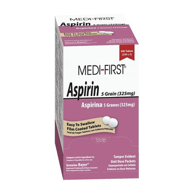 Aspirin, Tablet, Pk 250