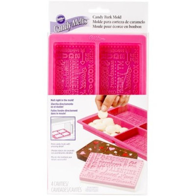 Wilton Industries 2115-1059 Valentines Day Candy Bark Mold, Assorted Multi-Colored