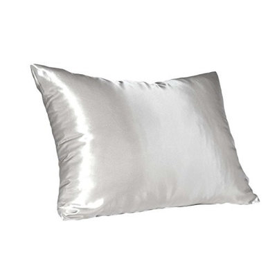 Satin Pillow Case, Queen Size, White 2 pack