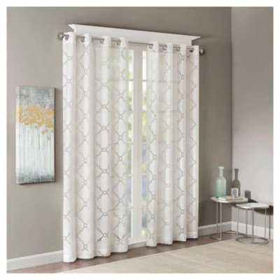 Zoe Fretwork Burnout Sheer Panel