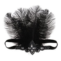 Homyl Vintage Lady Hair Accessory Wedding Headpieces Peacock Headdress Fascinator