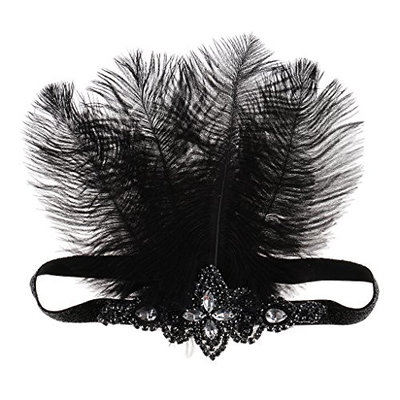 Homyl Vintage Lady Hair Accessory Wedding Headpieces Peacock Headdress Fascinator