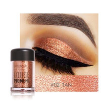 Misaky12 Color Misaky Classy Intensity Single Baked Shimmer Pearl Metallic Pigmented Eyeshadow Highlighter Pigment Palette
