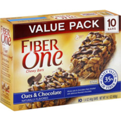 Fiber One Oats & Chocolate Chewy Bars Value Size