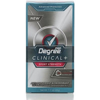 Degree Clinical + Anti-Perspirant & Deodorant Solid Sport Strength 1.70 oz (Pack of 12)