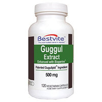 Bestvite Guggul Extract 500mg (Gugulipid) (120 Vegetarian Capsules)