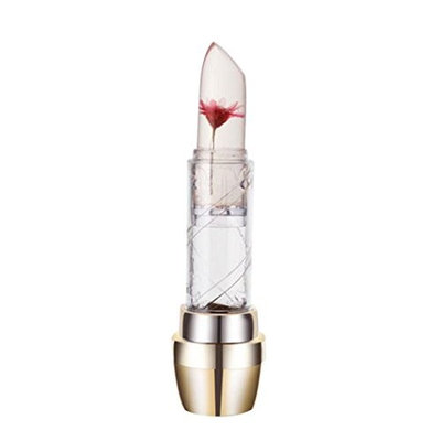 CYCTECH® 5 Colors Organic Jelly Flower Crystal Lipstick Magic Temperature Change Color Moistourizing Lip (B)