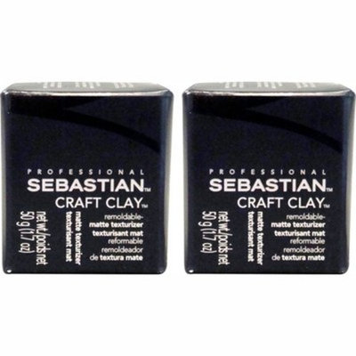Sebastian Craft Clay Remoldable Matte Texturizer - 1.7 Oz., 2 pk.