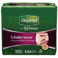 Depend Womens Underwear, Pull On, Super Absorbency, Large-Bag of 28