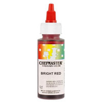 Chefmaster by US Cake Supply 2.3-Ounce Bright Red Liqua-Gel Cake Food Coloring