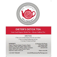 Dieters Detox Tea - Cleanse Toxins from Fat Cells & Reduce Bloating While Losing Weight - Boost Metabolism - Appetite Suppressant- Organic CAFFEINE FREE Loose Herbal Tea Blend - Gluten Free