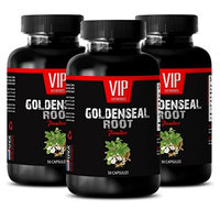 Eye Balm Plant - GOLDENSEAL ROOT POWDER - Promotes eye health - 3 Bottles 150 capsules