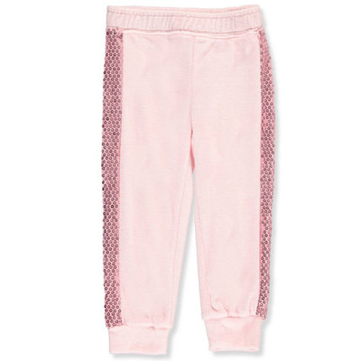 Little Girls' Toddler Velour Joggers (Sizes 2T - 4T)