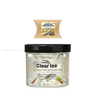 Coconut Oil Styling Gel Clear Ice 32oz With Shea Butter