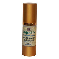 Nefertiti's Facial Milk Serum For Aging Skin, Made with Milk Lipids and Hyaluronic Acid, By Diva Stuff, 1oz