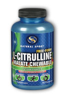 L-Citruline Malate Chewable Fruit Punch Natural Sport 60 Chewable
