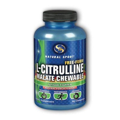 L-Citruline Malate Chewable Fruit Punch Natural Sport 60 Chewable