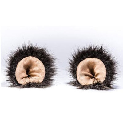 Kritter Klips Handcrafted Ears Kritter Klips Handcrafted Realistic Clip-On Hair Accessories-Black Bear Ears