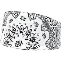 Choptop Bandana Head Doo Wrap Scarf Biker Crystal White