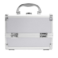 Elaborate Makeup Travel Case Jewelry Box Lockable Cosmetic Organizer Holder VAF