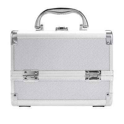 Elaborate Makeup Travel Case Jewelry Box Lockable Cosmetic Organizer Holder VAF