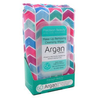Precision Beauty Make Up Removing Cleansing Wipes, Argan Oil 60ct