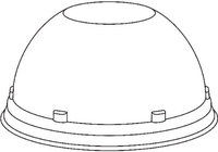 Dart Container Cup Lids Plastic Clear Dome Lid