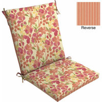 Mainstays Outdoor Dining Chair Cushion, Paintbrush Floral