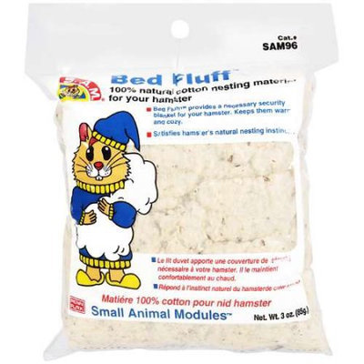 Sam S.A.M. Bed Fluff Hamster & Gerbil Bedding: 3 oz