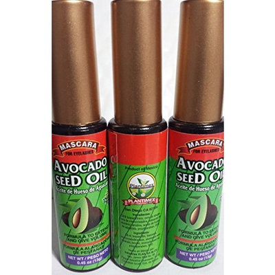 RELIABLE SET OF 3 MASCARA AVOСADO SEED OlL FOR EYELASHES 0.45FL.OZ EACH NEW FAST DELIVERY