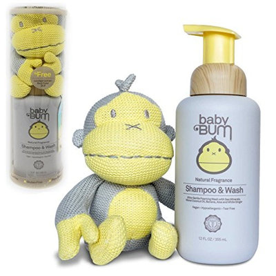 Baby Bum 12 fl. oz. Shampoo & Wash in Natural Fragrance - Free Limited Edition Knit Duke Doll